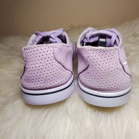 Nike Braata Lite Sneaker Lavender Purple Perforated Suede Low Skater Size 8.5 - Picture 7 of 8